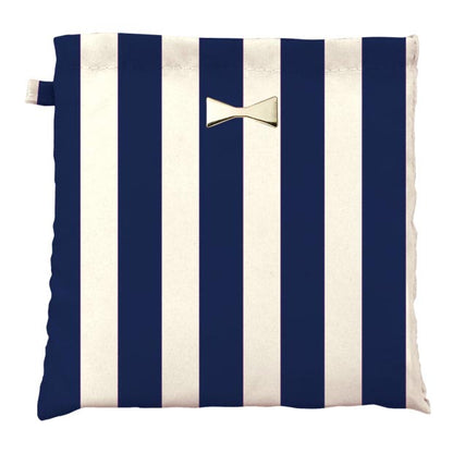w.p.c Charm Ribbon Tote / Rain Bag in Deep blue