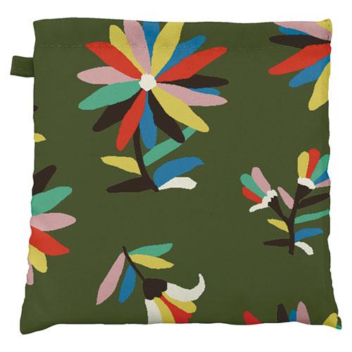 w.p.c Tote / Rain Bag in Moss green Mexican flower