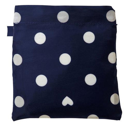 w.p.c Tote / Rain Bag in Navy peace dot