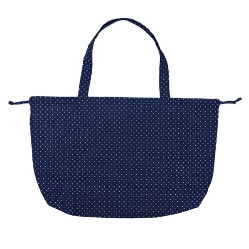 w.p.c Tote / Rain Bag in Pin dot Navy blue