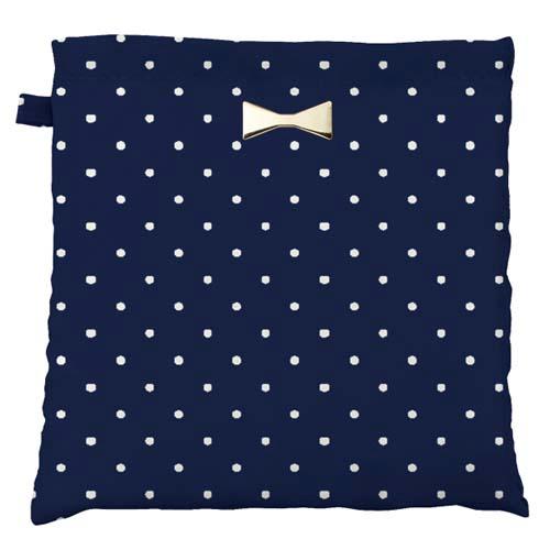 w.p.c Tote / Rain Bag in Pin dot Navy blue