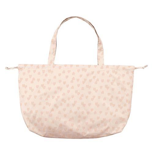 w.p.c Tote / Rain Bag in Fluffy heart pink