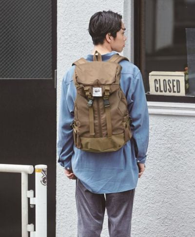 anello ®Japan Nylon WESTERN' IT Backpack - COYOTE  AT-28391