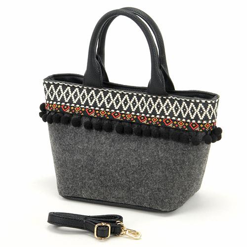 Mini tote bag - Charcoal grey