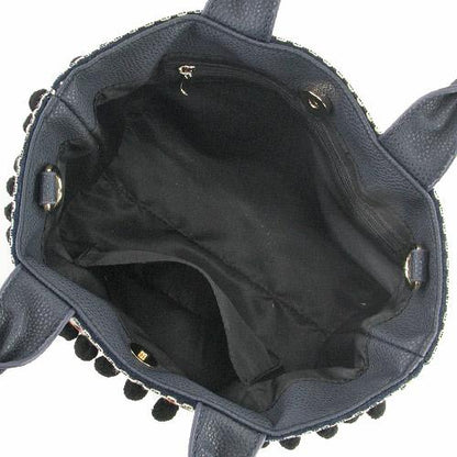 Mini tote bag - Blue