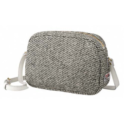 Harris Tweed Round Shoulder Bag - Grey 