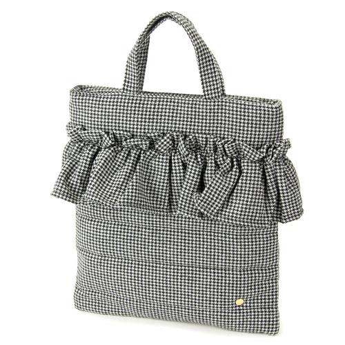 Wool furill vertical tote bag - Thousands bird 
