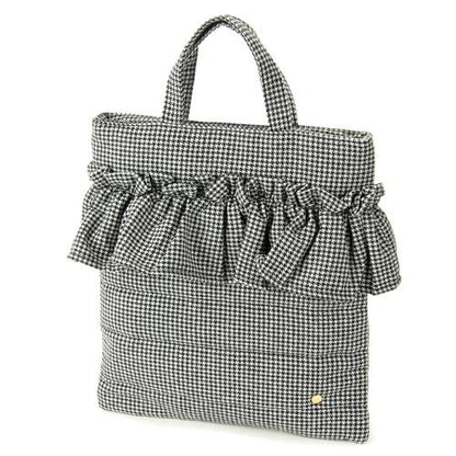 Wool furill vertical tote bag - Thousands bird 