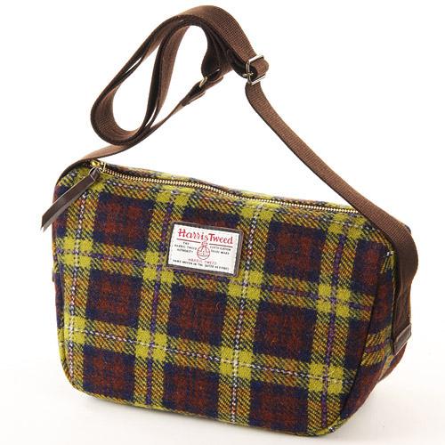 Harris Tweed Shoulder Bag - Canarya