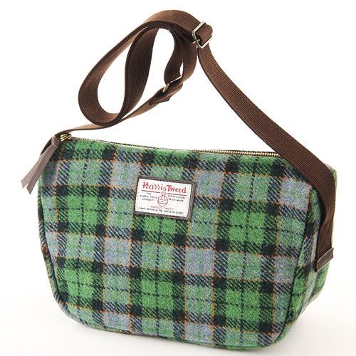 Harris Tweed Shoulder Bag - Green 