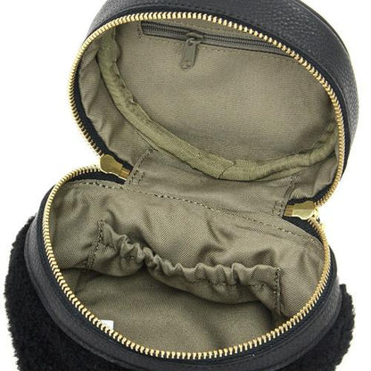 Cylindrical shoulder bag - Black