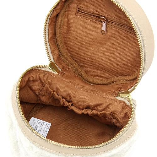 Cylindrical shoulder bag - Off white