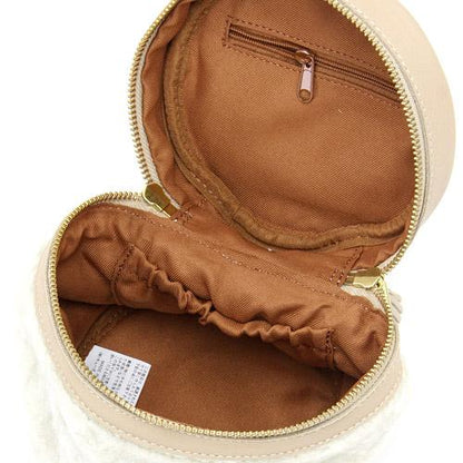 Cylindrical shoulder bag - Off white