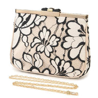 Cross body bag - Off white lace 