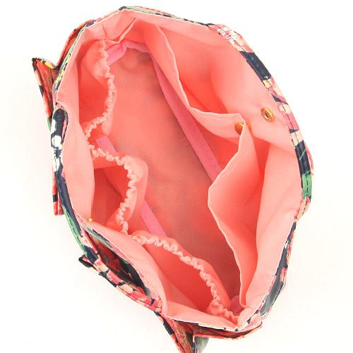 Carrying Pouch - Pink Flower L size
