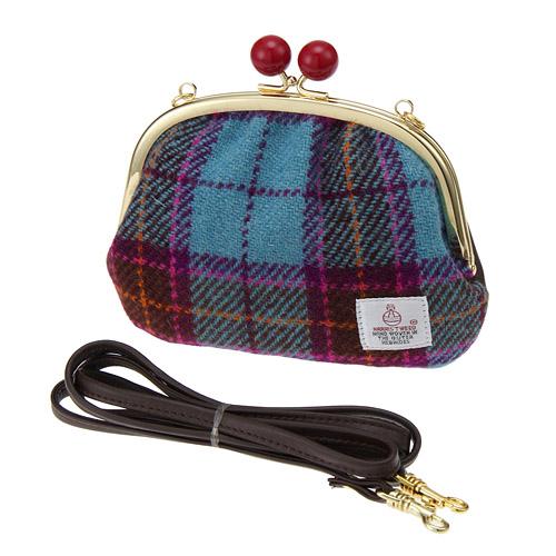 Japan made by Harris Tweed 2WAY pouch / clutch shoulder bag - Saxophone