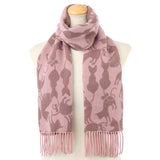 Cat pattern scarf - Pink