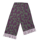 Cat pattern scarf - Lilac