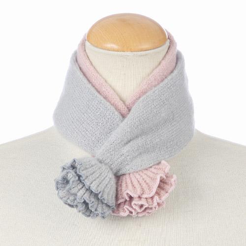 Warm choker - Silver grey