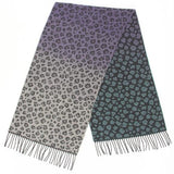 Leopard pattern scarf  - Lilac