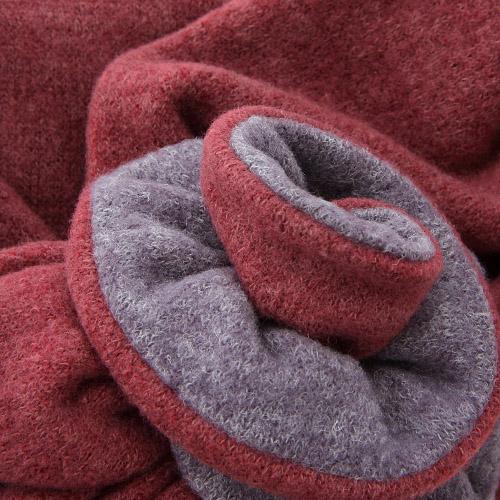 Rose flower neck warmer - Wine