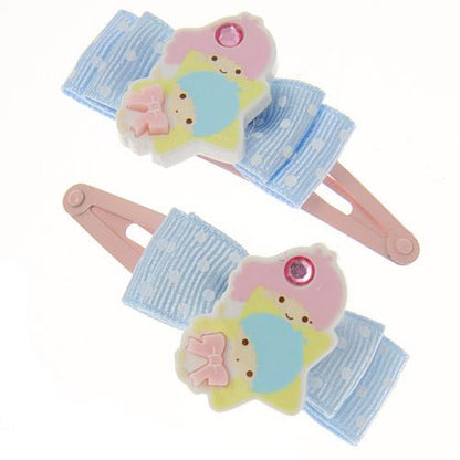 Kids Little Twin Stars Hair Clips 2pk