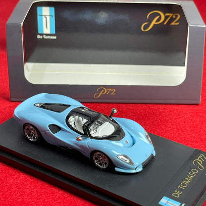 PEAKO64 1/64 De Tomaso P72 De Tomaso Blue 63801