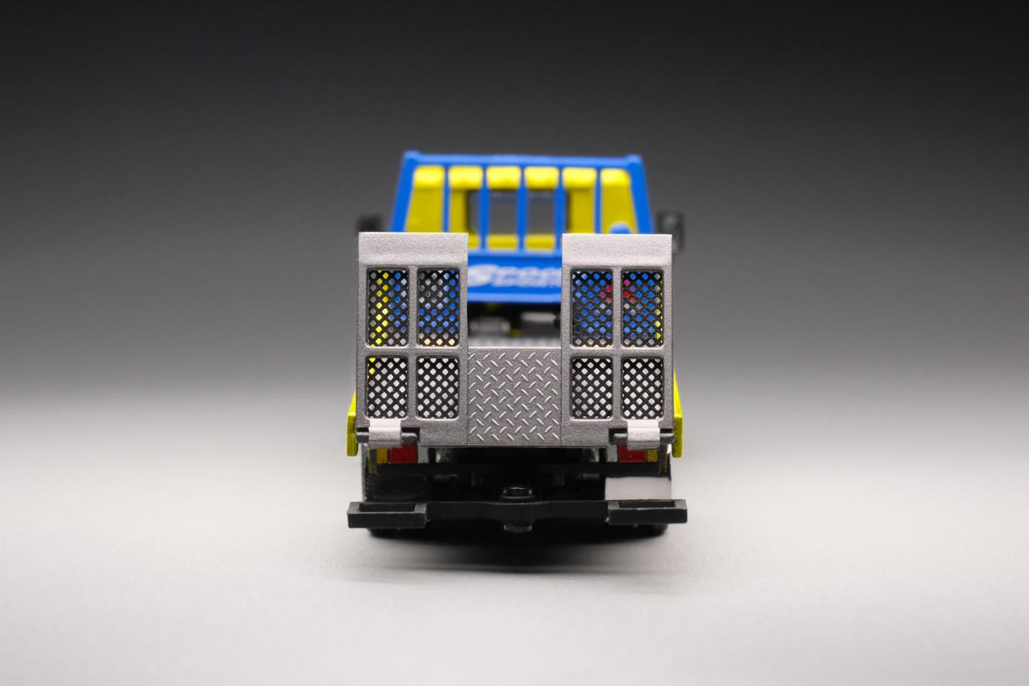PEAKO64 1/64 Flatbed Tow Truck BLUE/YELLOW 64000
