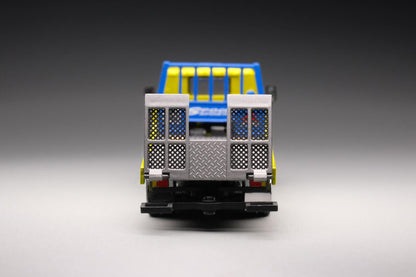 PEAKO64 1/64 Flatbed Tow Truck BLUE/YELLOW 64000