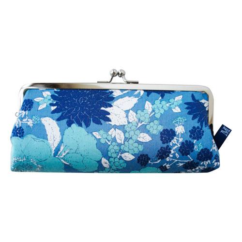 Glasses case - Blue flower