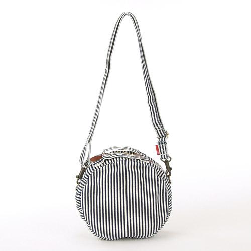 Circle shoulder Denim bag - Stripe