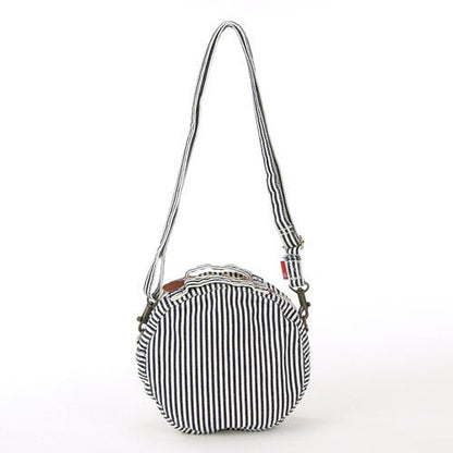 Circle shoulder Denim bag - Stripe