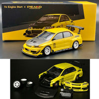 YES & PEAKO64 1/64 VARIS Lancer Evolution IX Yellow Metallic