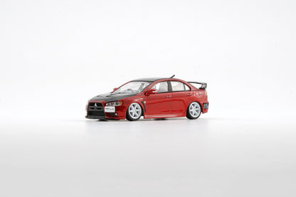 BM CREATIONS JUNIOR 1/64 Mitsubishi Lancer EVO X -RED JDM (RHD) HK Toycar Salon 2022 Edition 64B0249