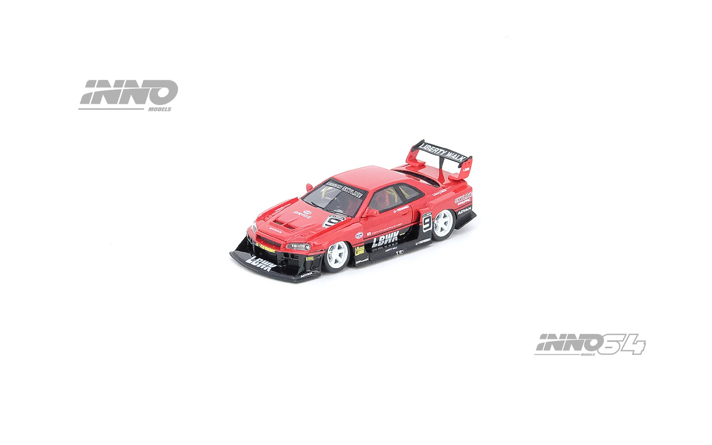 INNO64-R RESIN 1/64 NISSAN SKYLINE "LBWK" (ER34) SUPER SILHOUETTE @ FENDERIST JAPAN 2020 IN64R-R34-FJ2020