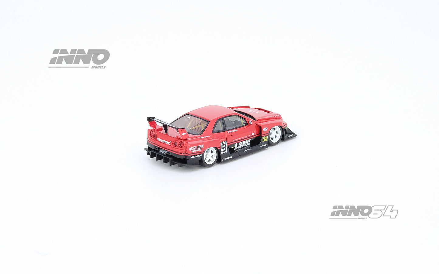 INNO64-R RESIN 1/64 NISSAN SKYLINE "LBWK" (ER34) SUPER SILHOUETTE @ FENDERIST JAPAN 2020 IN64R-R34-FJ2020