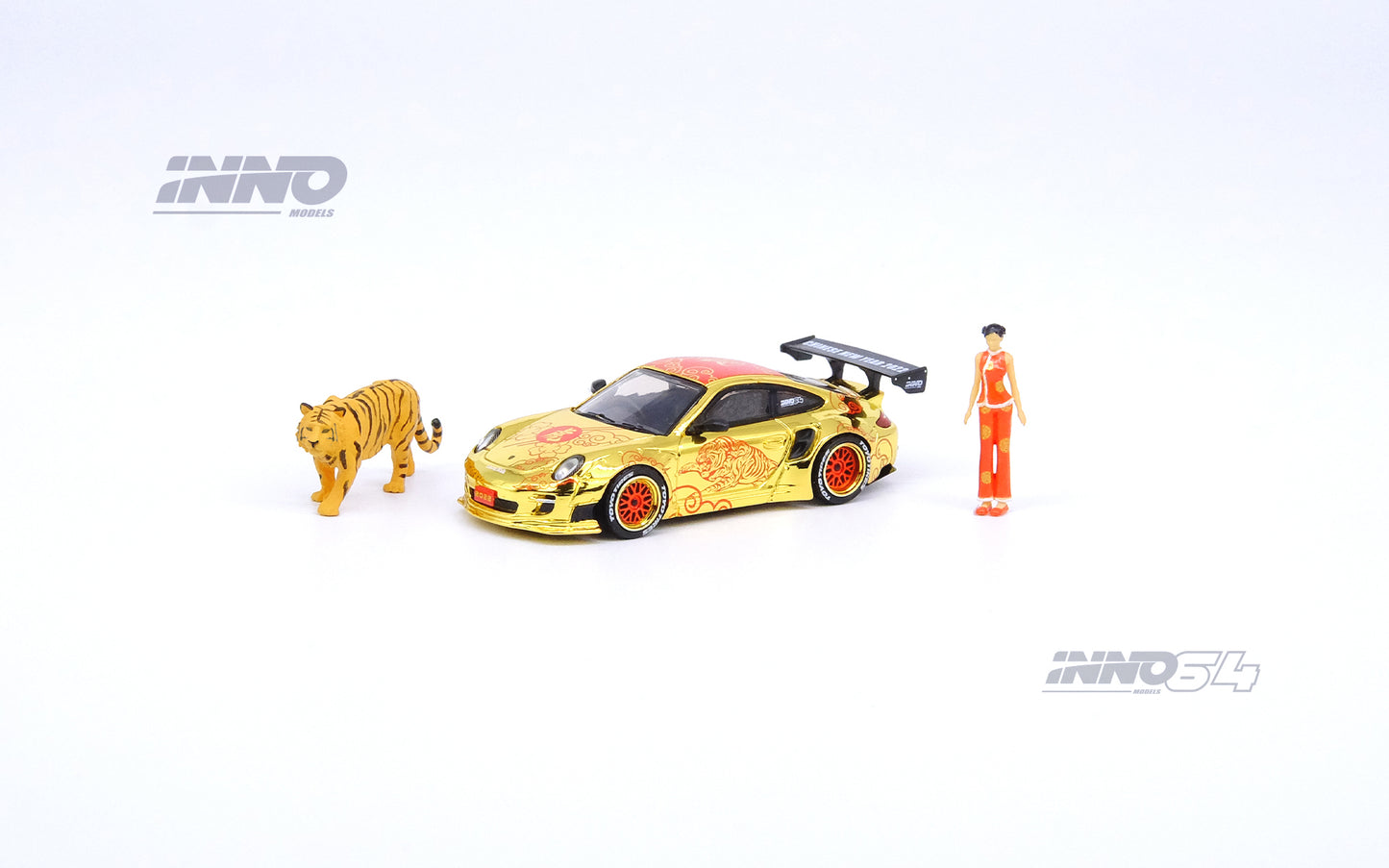 INNO64 1/64 997 LBWK "YEAR OF THE TIGER 2022"  Chinese New Year 2022 Special Edition Figures included  IN64-997LB-CNY22