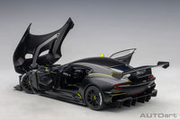 AUTOart 1/18 ASTON MARTIN VULCAN (MATT BLACK W/ LIME GREEN STRIPES) 70262