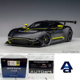 AUTOart 1/18 ASTON MARTIN VULCAN (MATT BLACK W/ LIME GREEN STRIPES) 70262