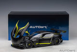 AUTOart 1/18 ASTON MARTIN VULCAN (MATT BLACK W/ LIME GREEN STRIPES) 70262