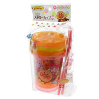 Anpanman Tumbler Set with Straw and Lid / Set of 3