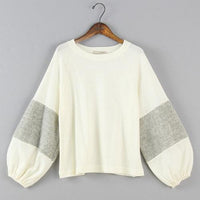 Soft Sleeve Top - White