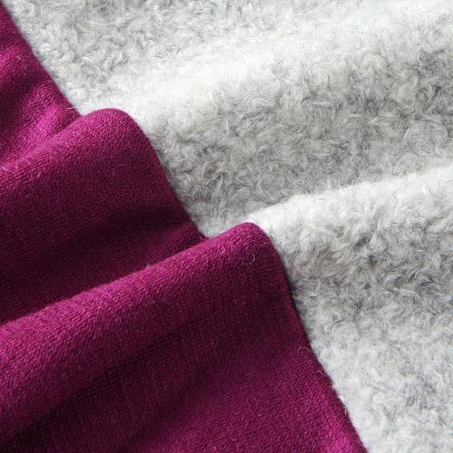 Soft punch sleeve top - Wine