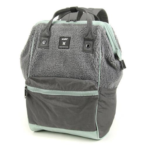 anello® Faux Fur Backpack Grey – Tokyo Station - Main Image