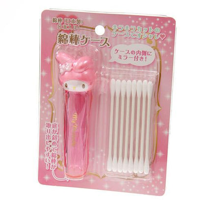 My Melody Cotton Tips Case with Mirror