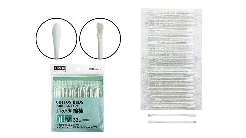 MITSUKI Cotton Buds Earpick Type 33 pcs No.7579