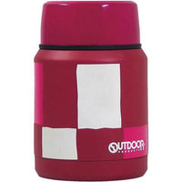 Outdoor stainless steel food container - Pink