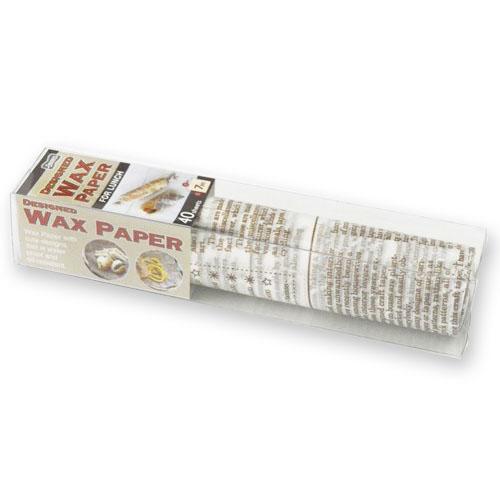 18cm wax paper - White 