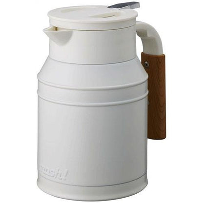 mosh! Japan Stainless Steel Pot 1L - White