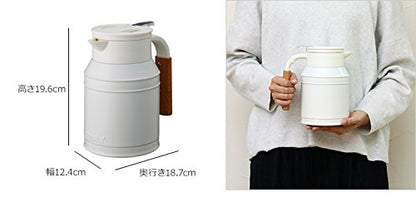mosh! Japan Stainless Steel Pot 1L - Brown